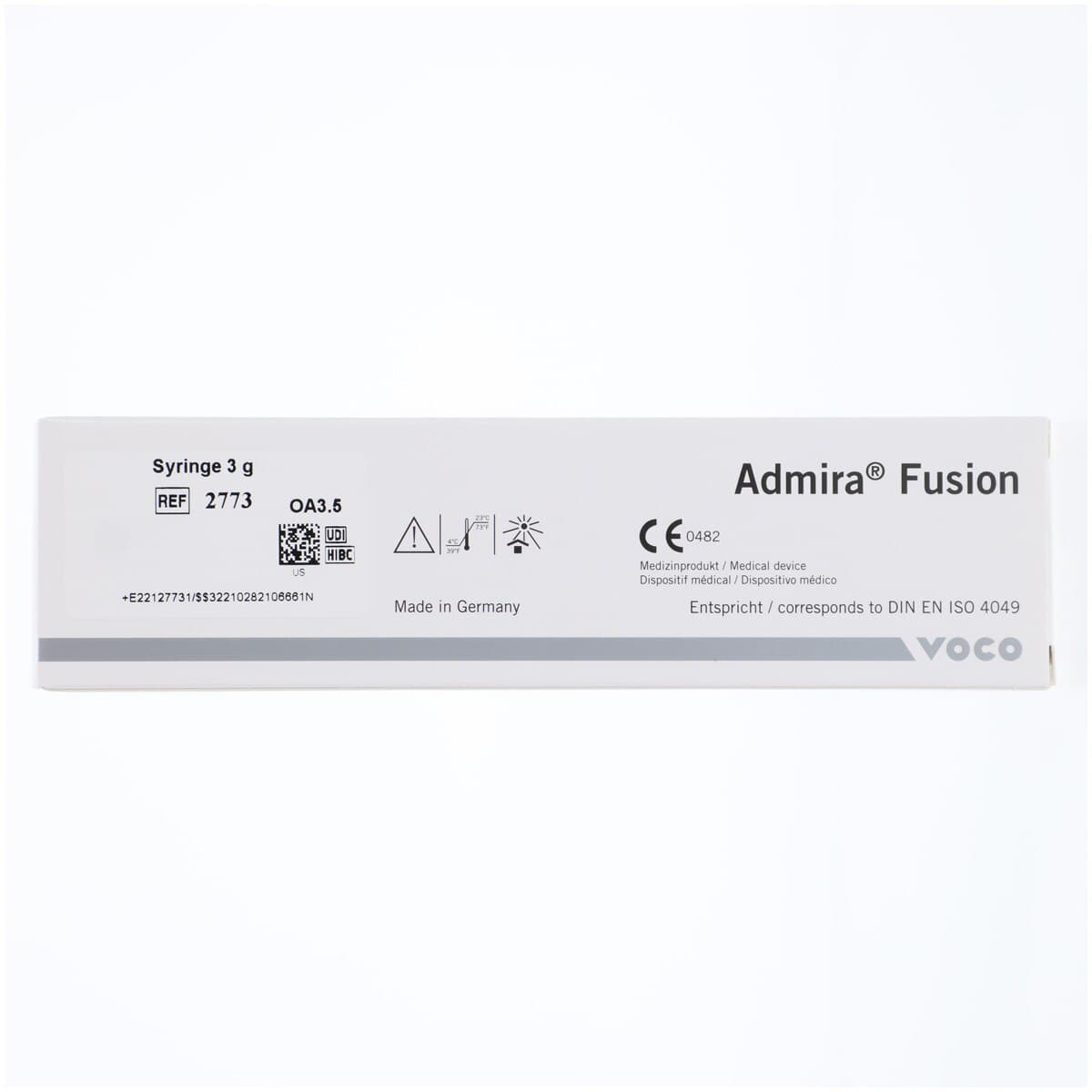 Admira Fusion Universal Nano ORMOCER 3g Syringe, Opaque OA3.5 Shade thumbnail 6