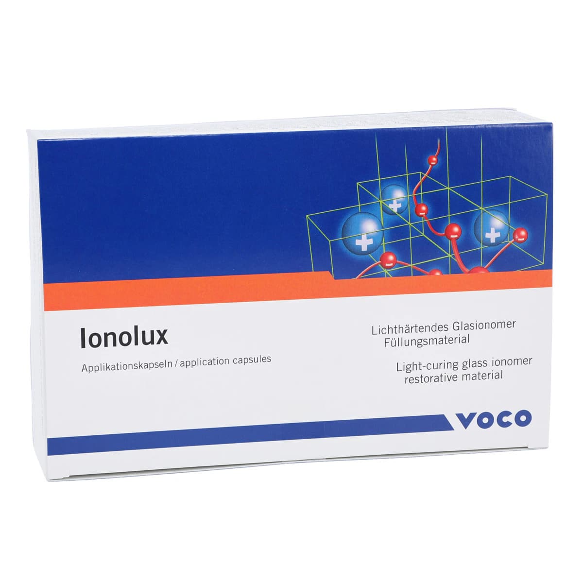 Ionolux Glass Ionomer Restorative Material, Light-Curing, Application Capsule Refill, 0.17 mL, Universal Viscosity, Shade A3, 20/Pk, 2119 - Ionolux Glass Ionomer Restorative Material, LC, Application Capsule Refill, 0.17 ml, Universal Viscosity, A3, 20/Pk, 2119 - Image 1