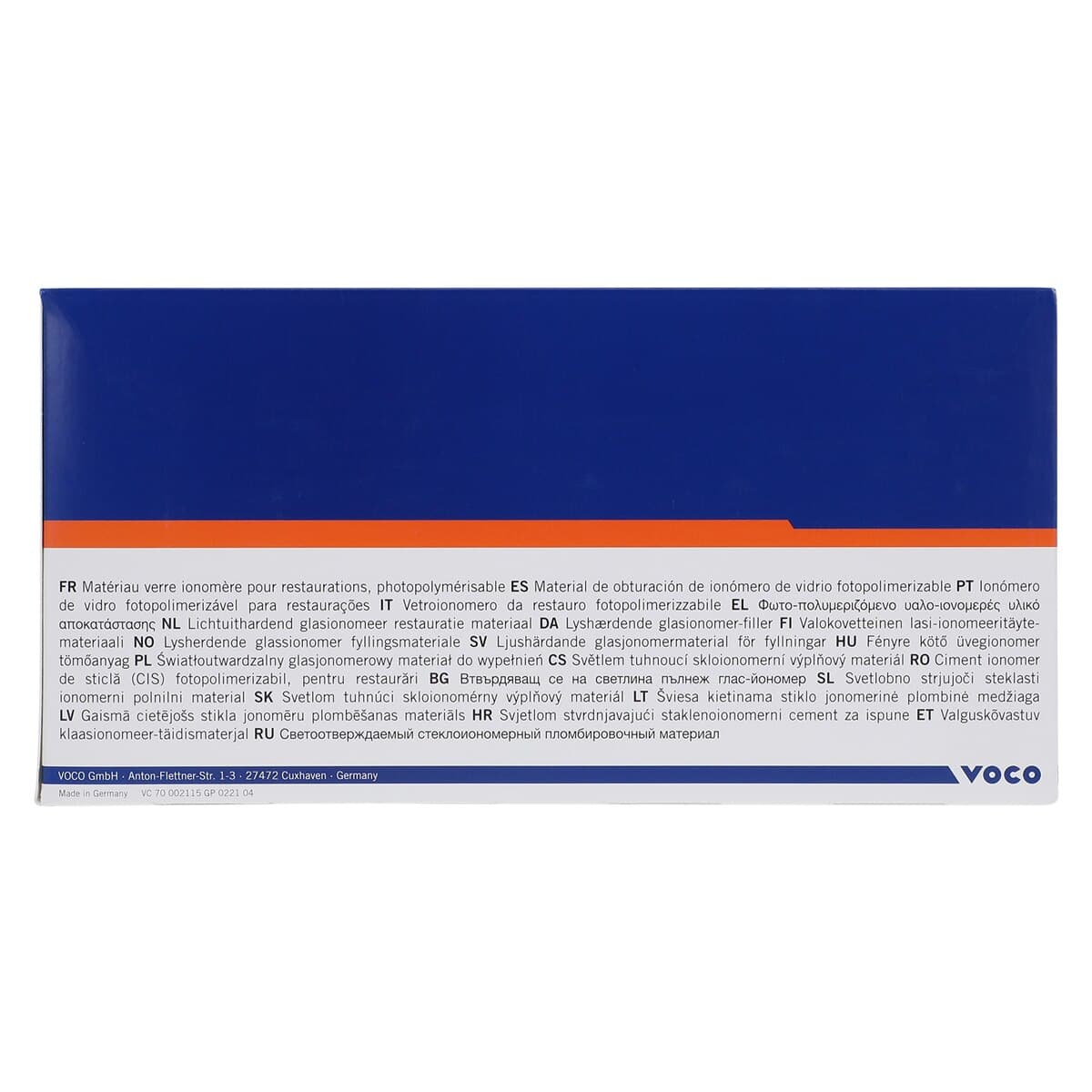 VOCO Ionolux Light-Cured Resin-Modified Glass Ionomer Restorative Intro Kit, Application Capsules 0.17 mL, 50/Pkg (A1, A2, A3) thumbnail 3