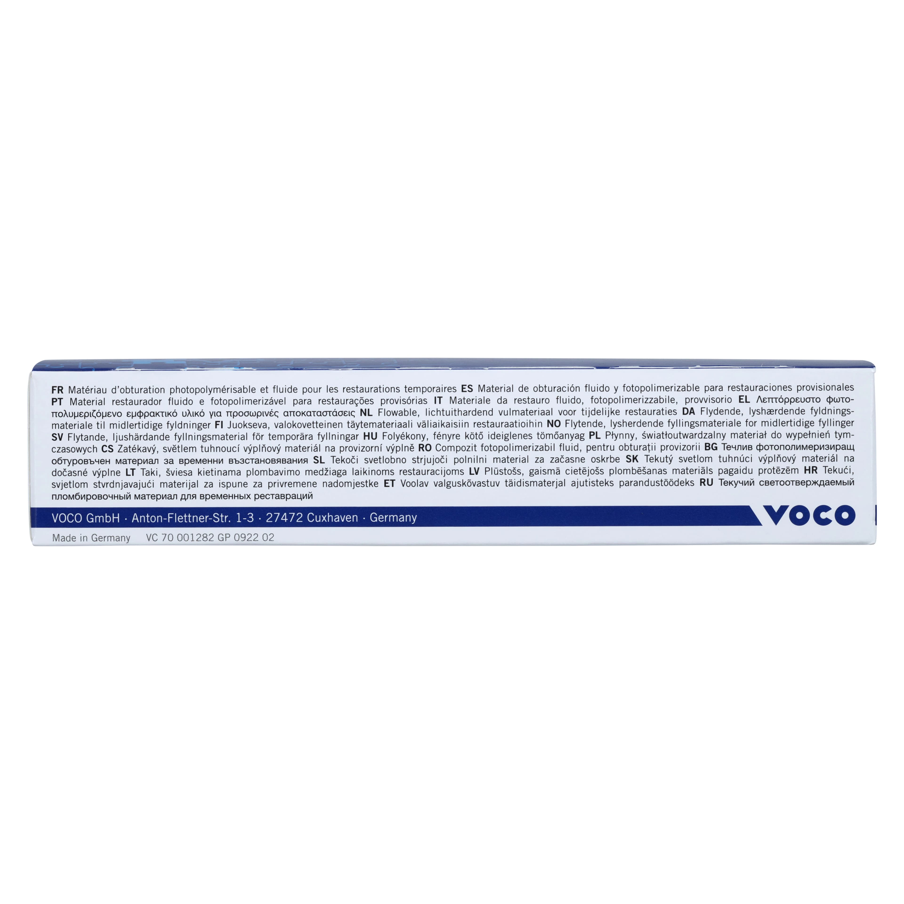 VOCO Clip Flow Light-Cured Flowable Temporary Filling Material, 1.8g Syringe, Pack of 2, Ref 1282 thumbnail 8