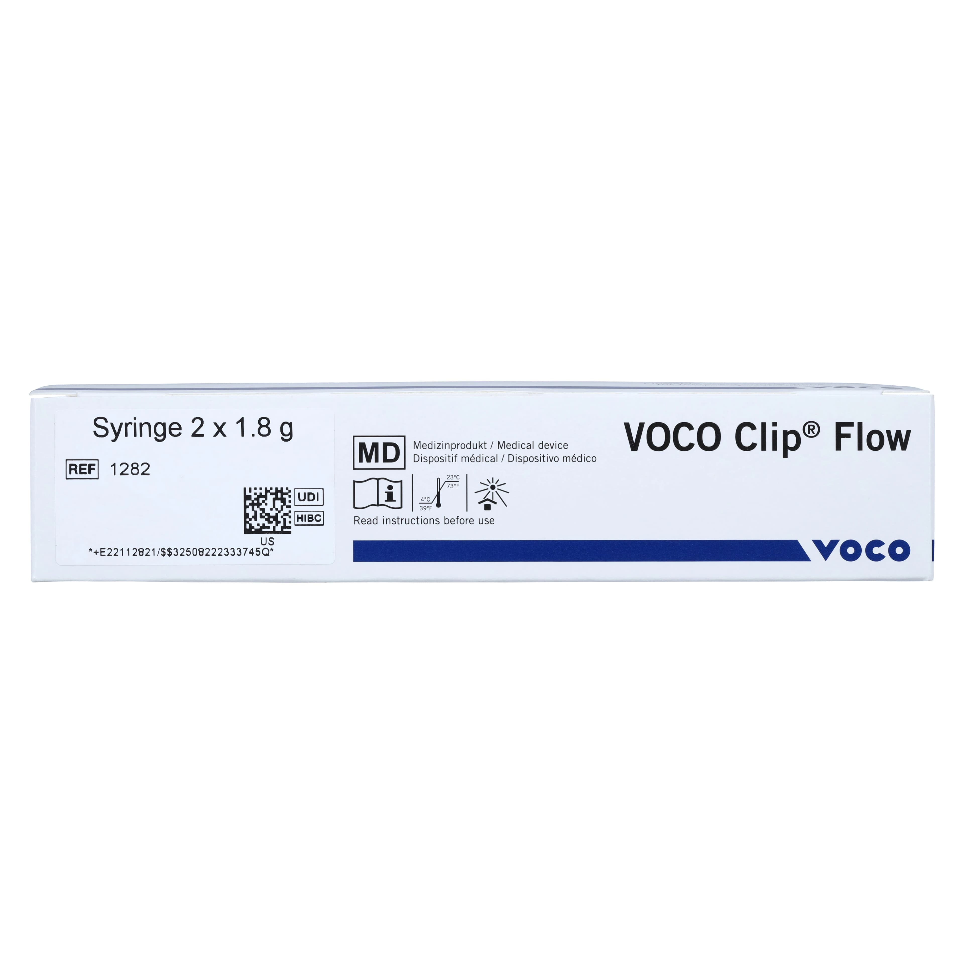 VOCO Clip Flow Light-Cured Flowable Temporary Filling Material, 1.8g Syringe, Pack of 2, Ref 1282 thumbnail 9