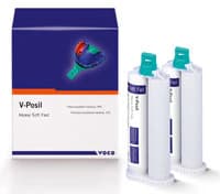 Voco V-Posil Heavy Soft Fast VPS Impression Material, Cartridge Refill, 2 x 50 ml - Voco - V-Posil Heavy Soft Fast - cartridge 2 x 50 ml - Image 1
