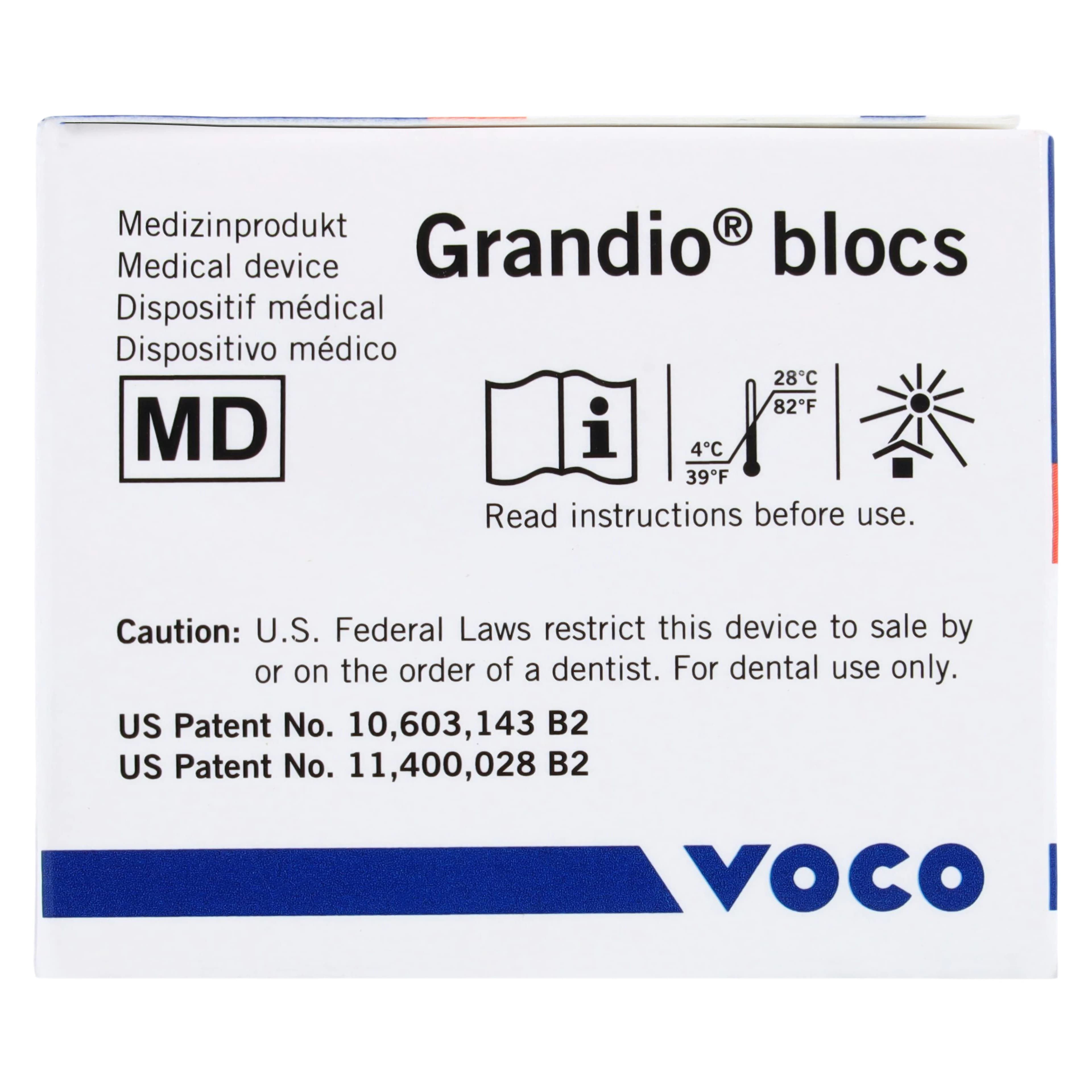 Grandio blocs No. 14L A2 High Translucent CAD/CAM Milling Blocks, Pack of 5 thumbnail 4