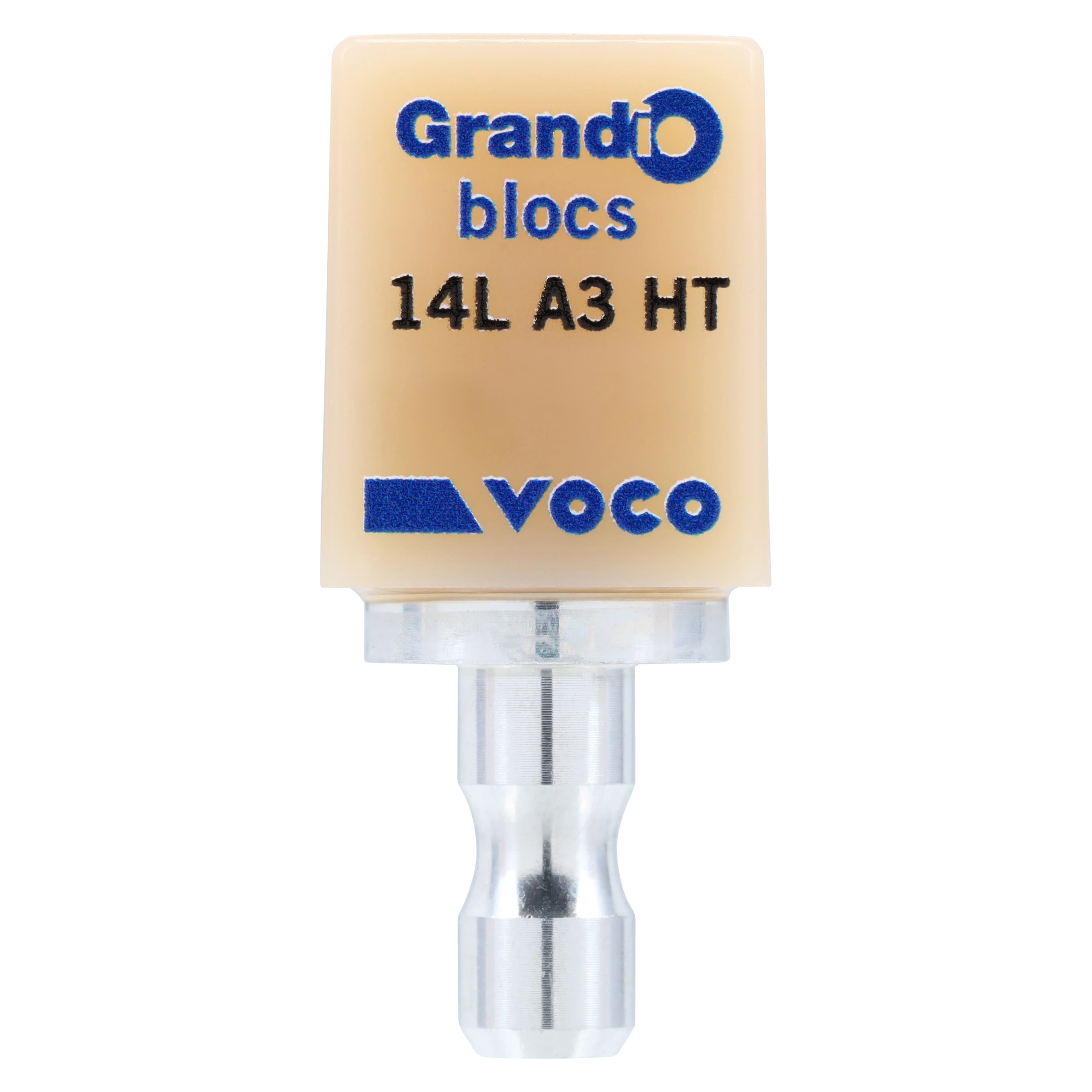Grandio blocs No. 14L A3 High Translucent CAD/CAM Milling Blocks, Pack of 5 - Grandio blocs No. 14L A3 High Translucent Pack of 5 - Image 1