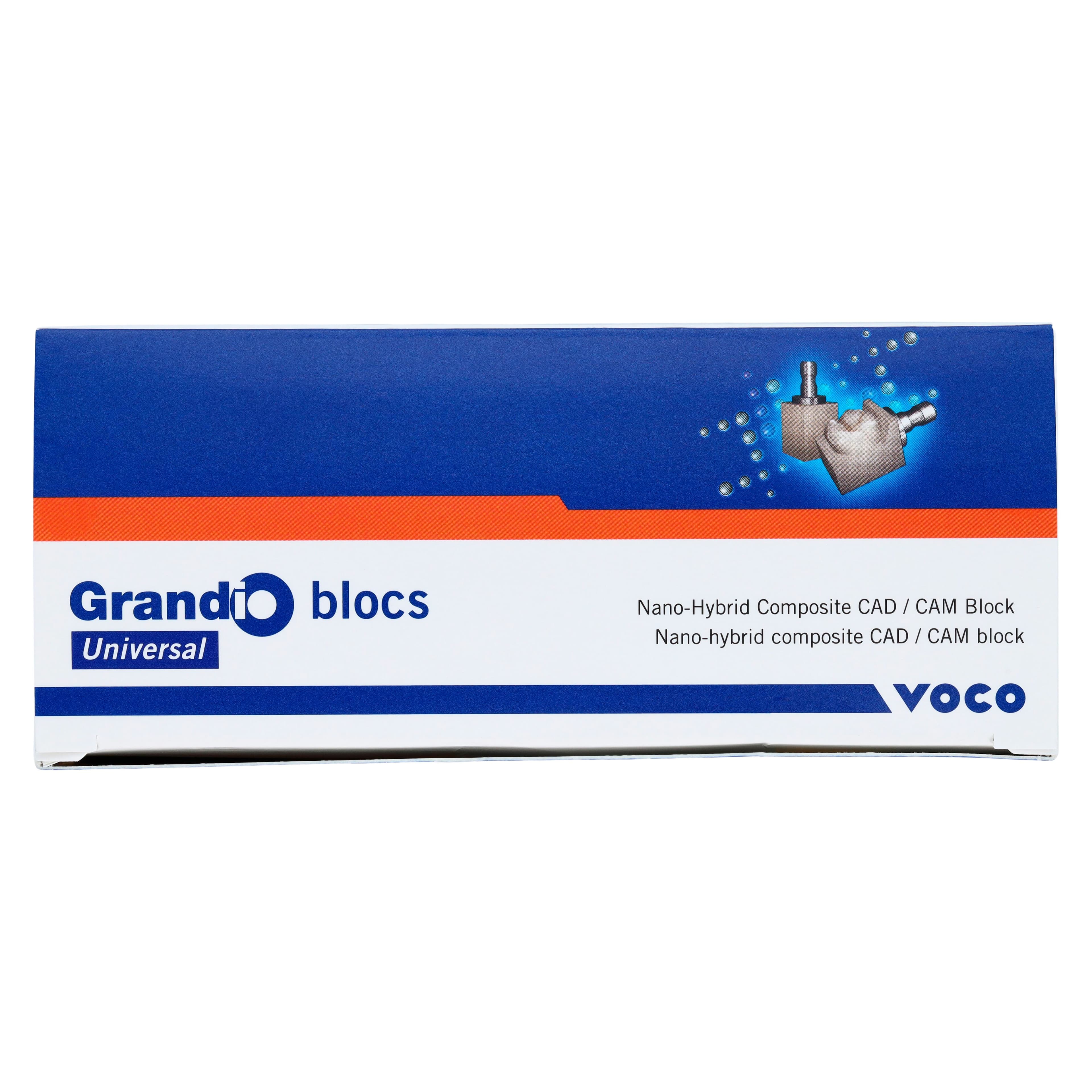 Grandio Blocs Universal Nano-Ceramic Hybrid CAD/CAM Milling Blocks, Low Translucency, Size 14L, Shade BL, 5/Pkg thumbnail 3