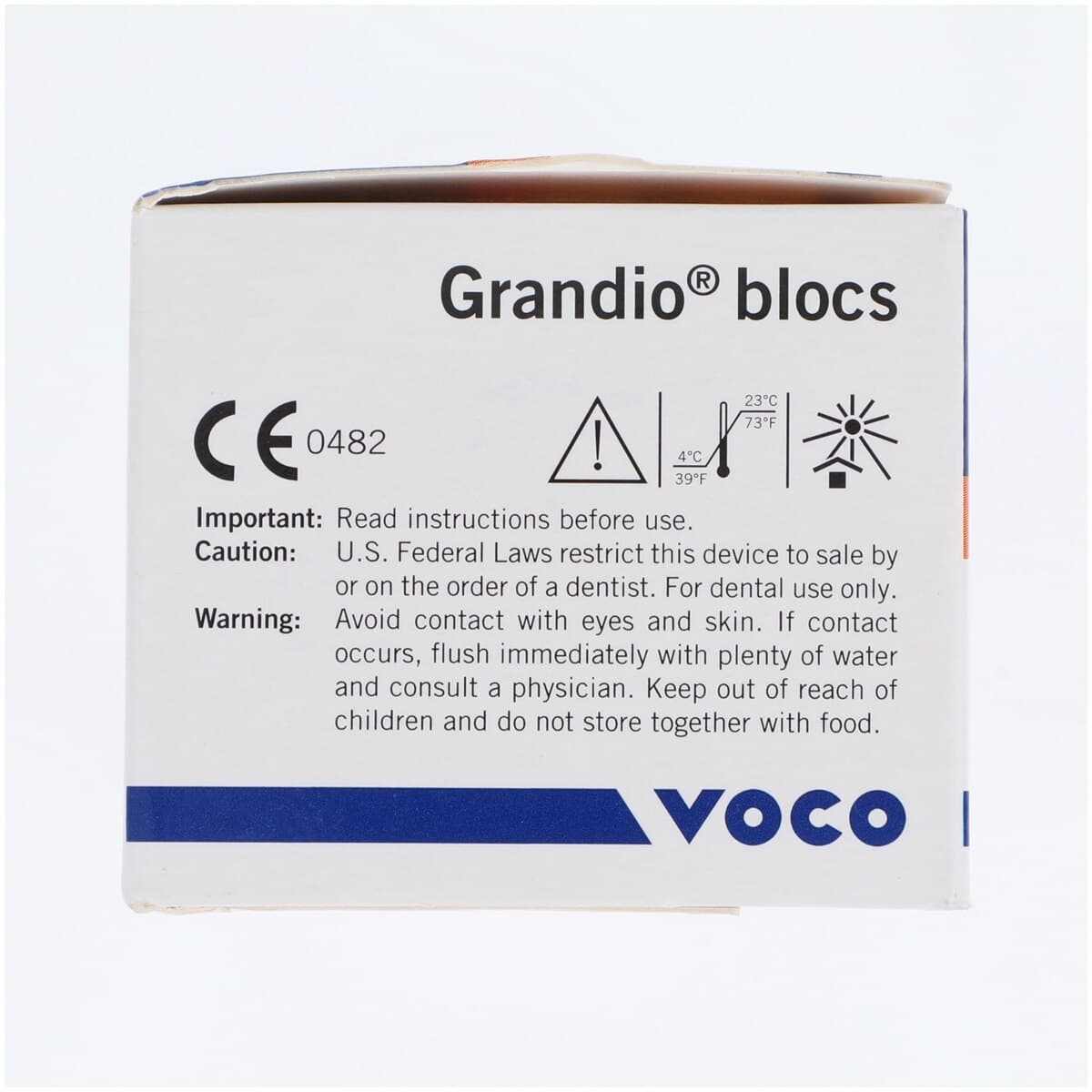 Grandio Blocs Universal Nano-Ceramic Hybrid CAD/CAM Milling Blocks, Low Translucency, Size 14L, Shade C2, 5/Pkg thumbnail 2