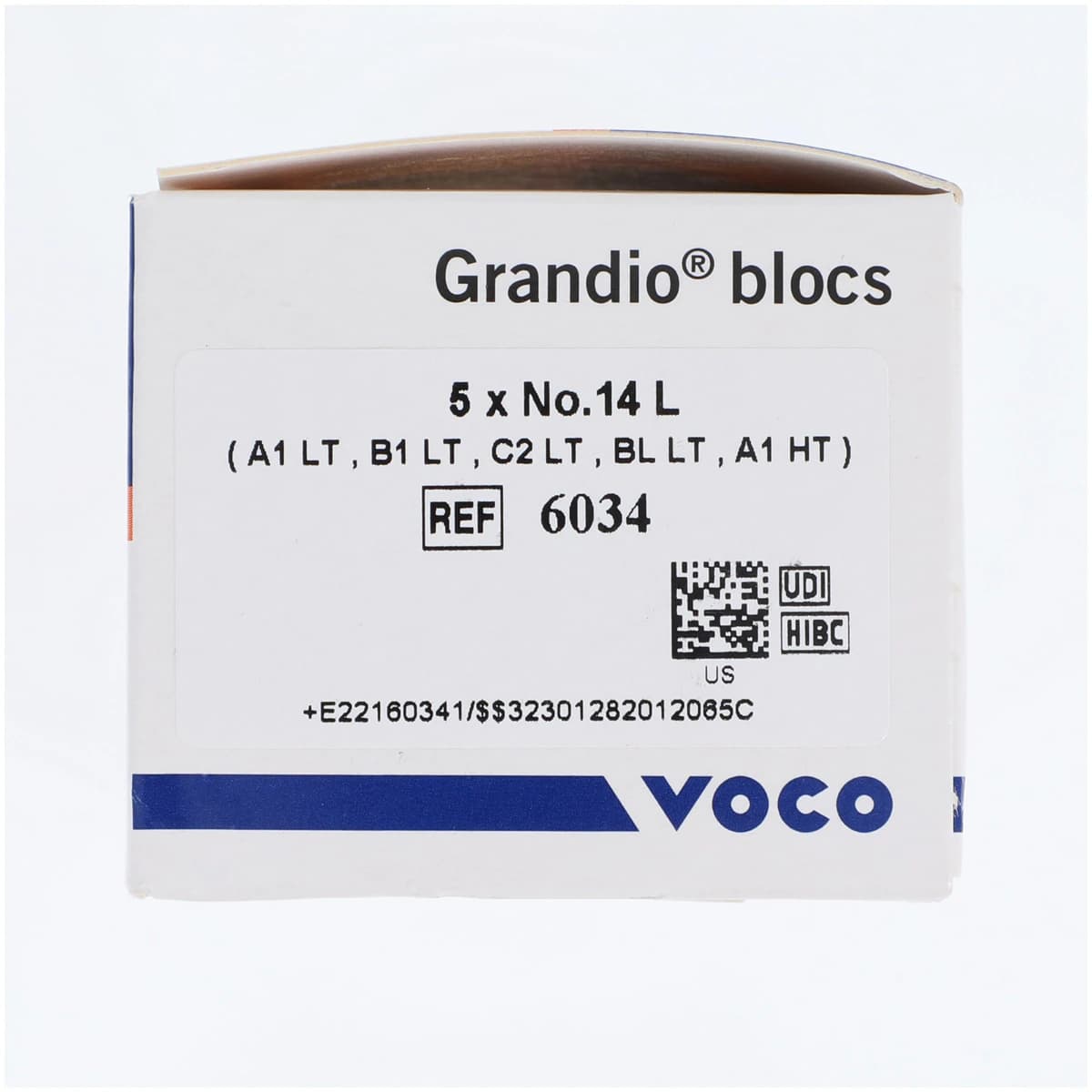 Grandio Blocs Resin Nano Ceramic CAD/CAM Milling Blocks, Size 14L, Mixed Shades (HT/LT), 5/Pkg thumbnail 4