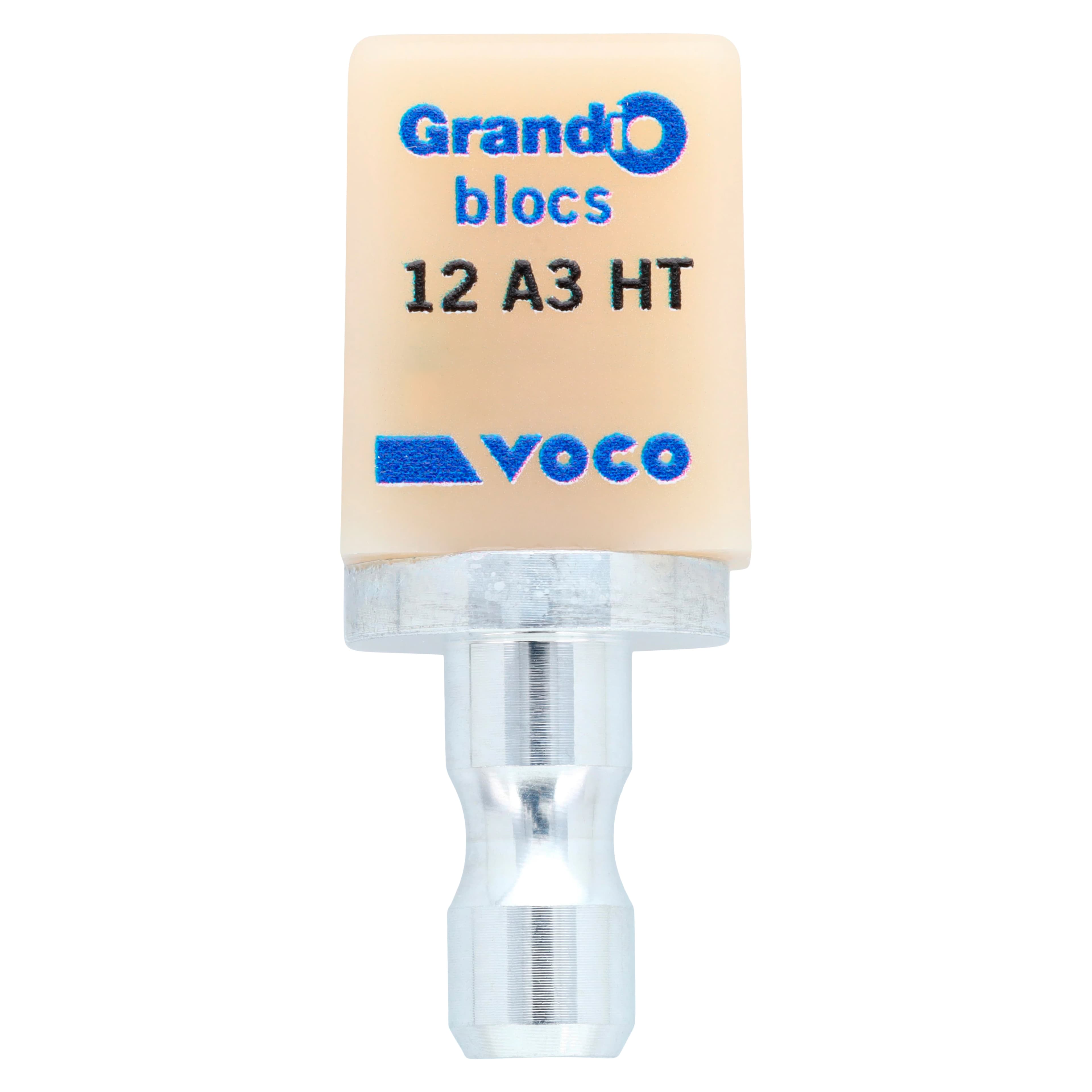 Grandio Blocs Universal Nano-Ceramic Hybrid CAD/CAM Milling Blocks, High Translucency, Size 12, Shade A3, 5/Pkg thumbnail 2