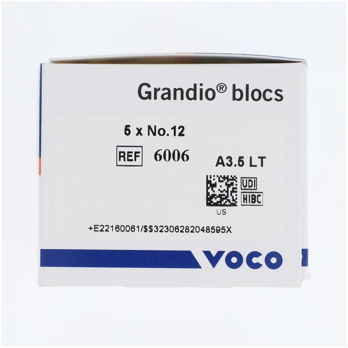 Grandio Blocs Universal Nano-Ceramic Hybrid CAD/CAM Milling Blocks, Low Translucency, Size 12, Shade A3.5, 5/Pkg thumbnail 4