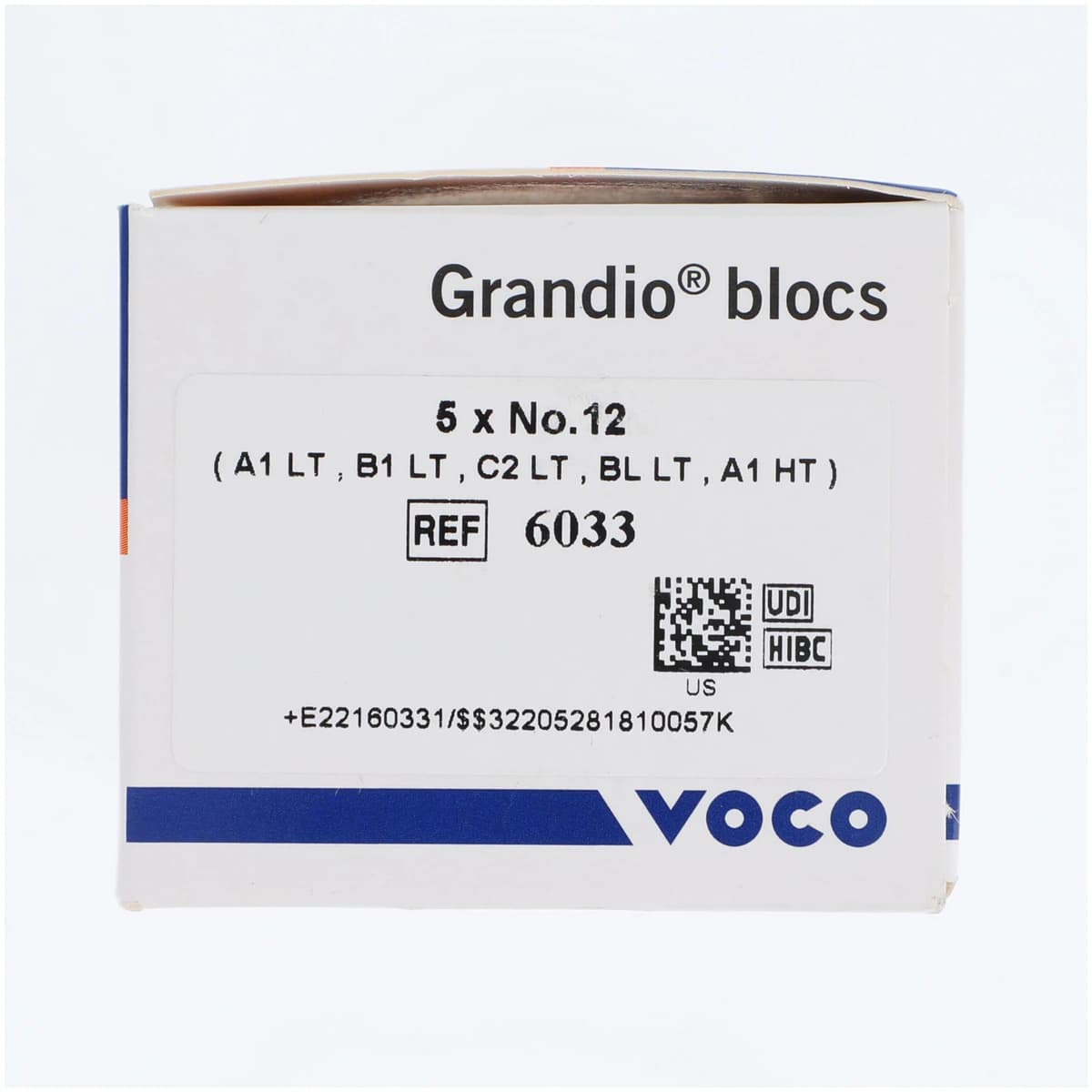 Grandio Blocs Resin Nano Ceramic CAD/CAM Milling Blocks, Size 12, Assorted Shades, High & Low Translucency, 5/Pkg thumbnail 4