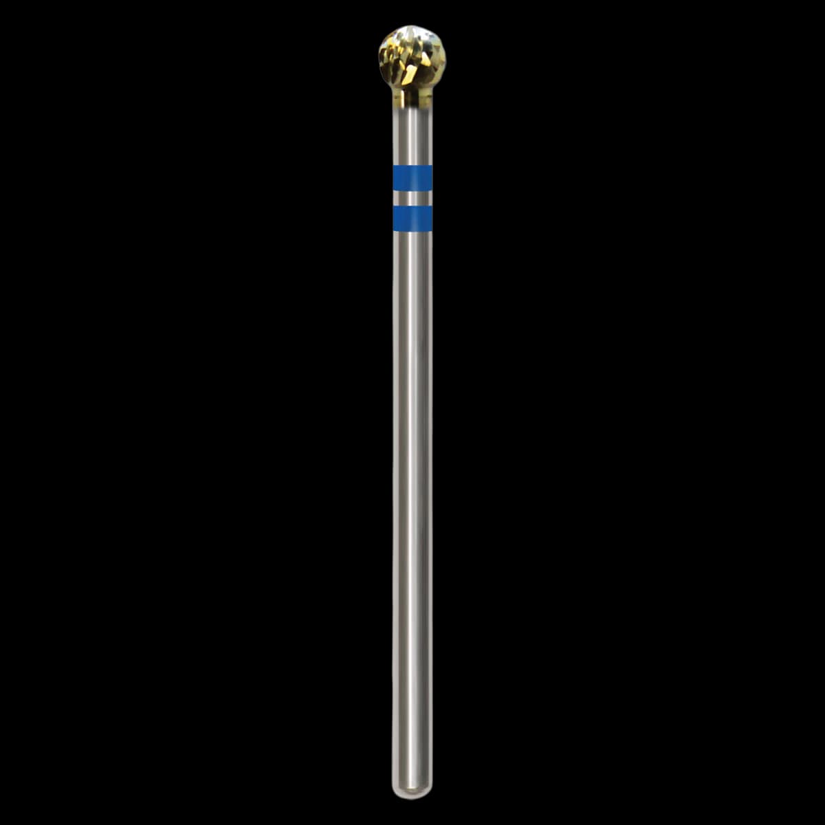 Great White® Lab Series Carbide Bur, E Series, ISO 001, Round Cross Cut, 040 Head Diameter, HP Shank, GW71-040E-4 - Great White&reg; Lab Series Carbide Burs - E Series GW71-040 (ISO 001) - Image 1