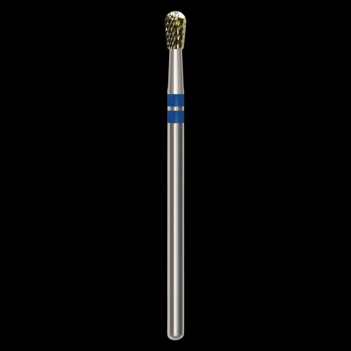 Great White Lab Series Carbide Bur, E Series, ISO 237, Cross Cut, Pear Shape, Head Diameter 029, HP Shank, GW77-029 - Great White&reg; Lab Series Carbide Burs - E Series GW77-029 (ISO 237) - Image 1