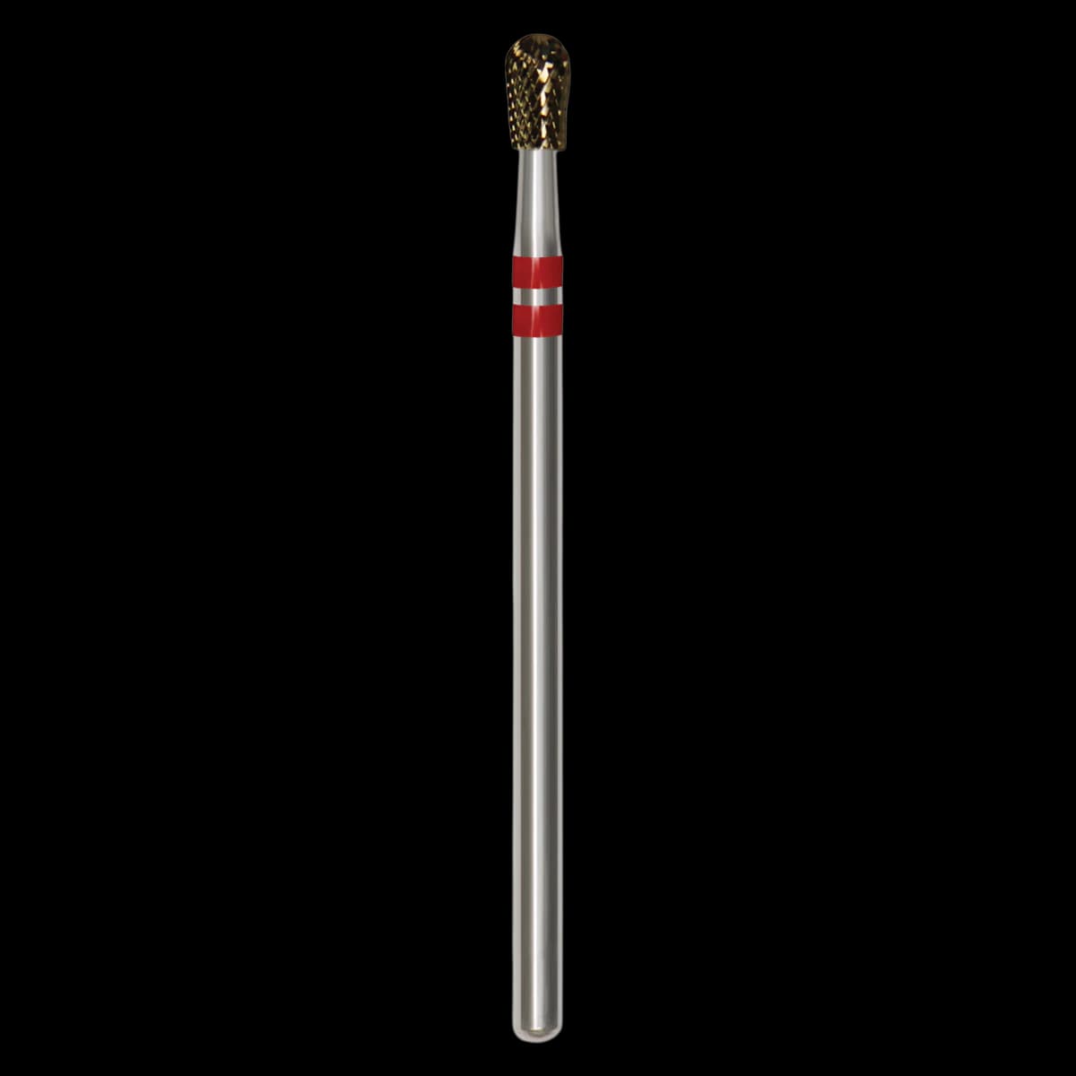 Great White Lab Series Carbide Bur, EF Series, ISO 237, Cross Cut, Head Diameter 029, HP Shank, Red/Red Band, GW77-029 - Great White&reg; Lab Series Carbide Burs - EF Series GW77-029 (ISO 237) - Image 1