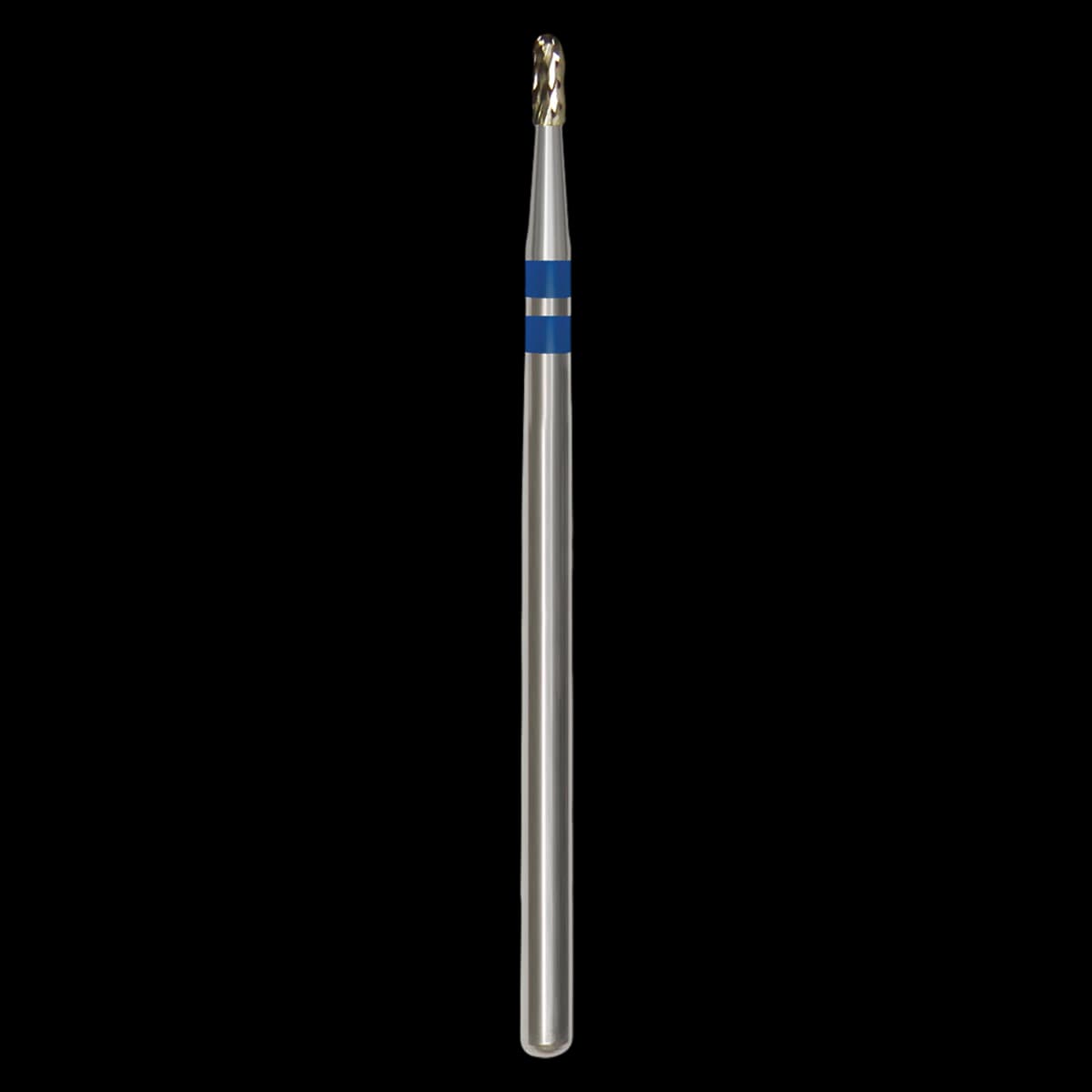 Great White Lab Series Carbide Bur, E Series, Round-End Taper Cross Cut, ISO 139, HP Shank, 1.4mm Head Diameter, 4.0mm Head Length, GW129-014E-4 - Great White&reg; Lab Series Carbide Burs - E Series GW129-014 (ISO 139) - Image 1