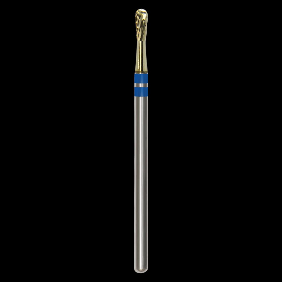 Great White Lab Series Carbide Bur, E Series, ISO 237, Cross Cut, Pear Shape, 023 Head Diameter, HP Shank, GW77-023 - Great White&reg; Lab Series Carbide Burs - E Series GW77-023 (ISO 237) - Image 1