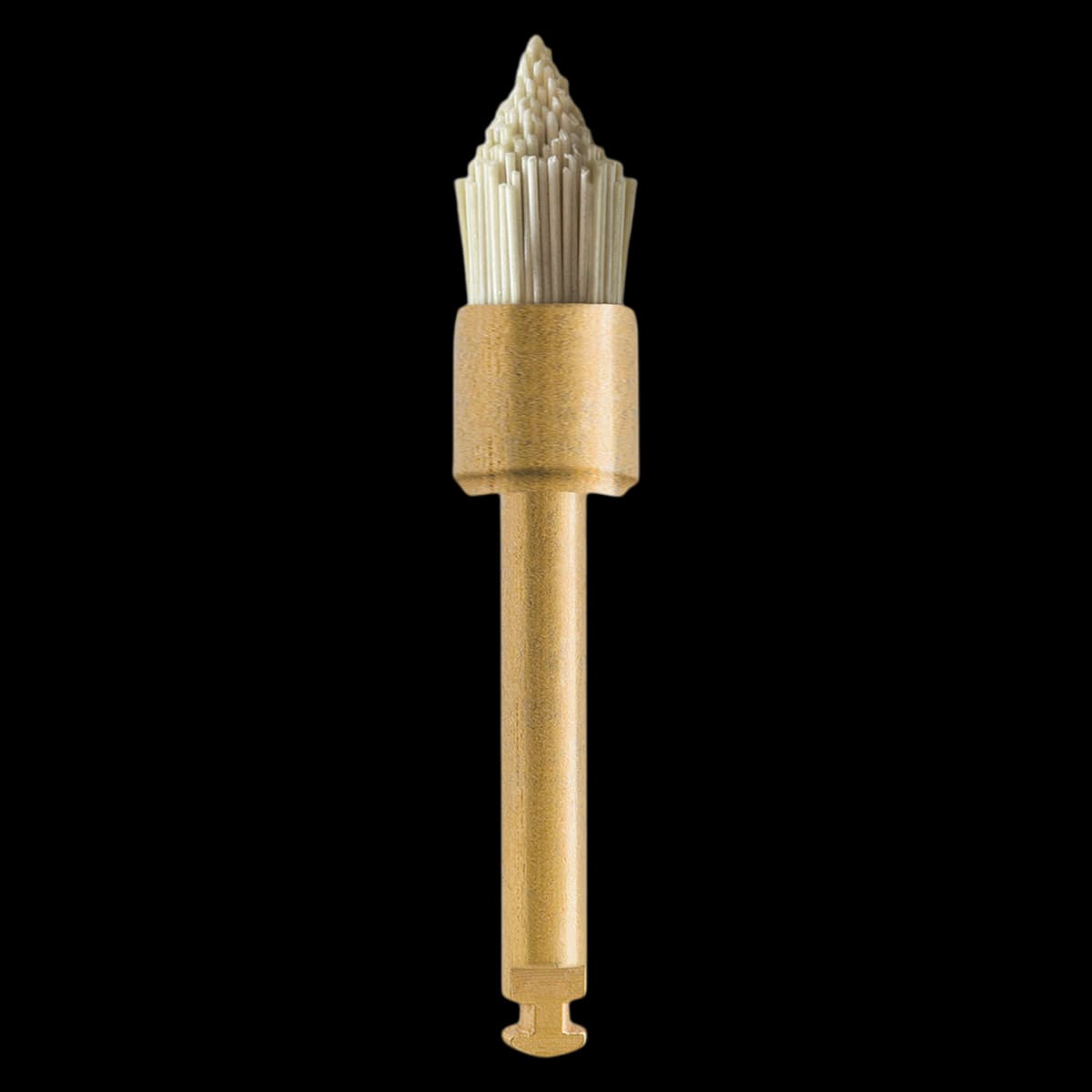Jazz Pro Brush Polisher PMC2S, Fine Flame/Brush, Sterile, RA, 3/Pkg, 89125-S3 - Jazz&reg; Pro Brush Polisher - PMC2S Porcelain-Metal-Composite Polishing System - Sterile - Fine Flame/Brush - Image 1