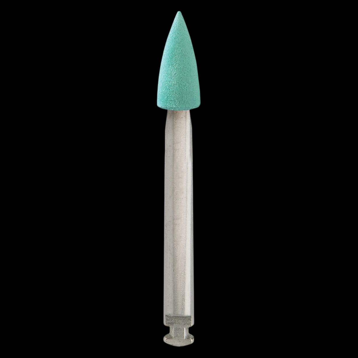 Jazz ZA2S Zirconia-Alumina 2-Step Universal Polishing System, Medium Grit, Small Flame Shape, RA Shank, 3/Pack, 89111 - Jazz&reg; ZA2S Zirconia-Alumina 2-Step Universal Polishing System - Medium RA - Small Flame - Image 1