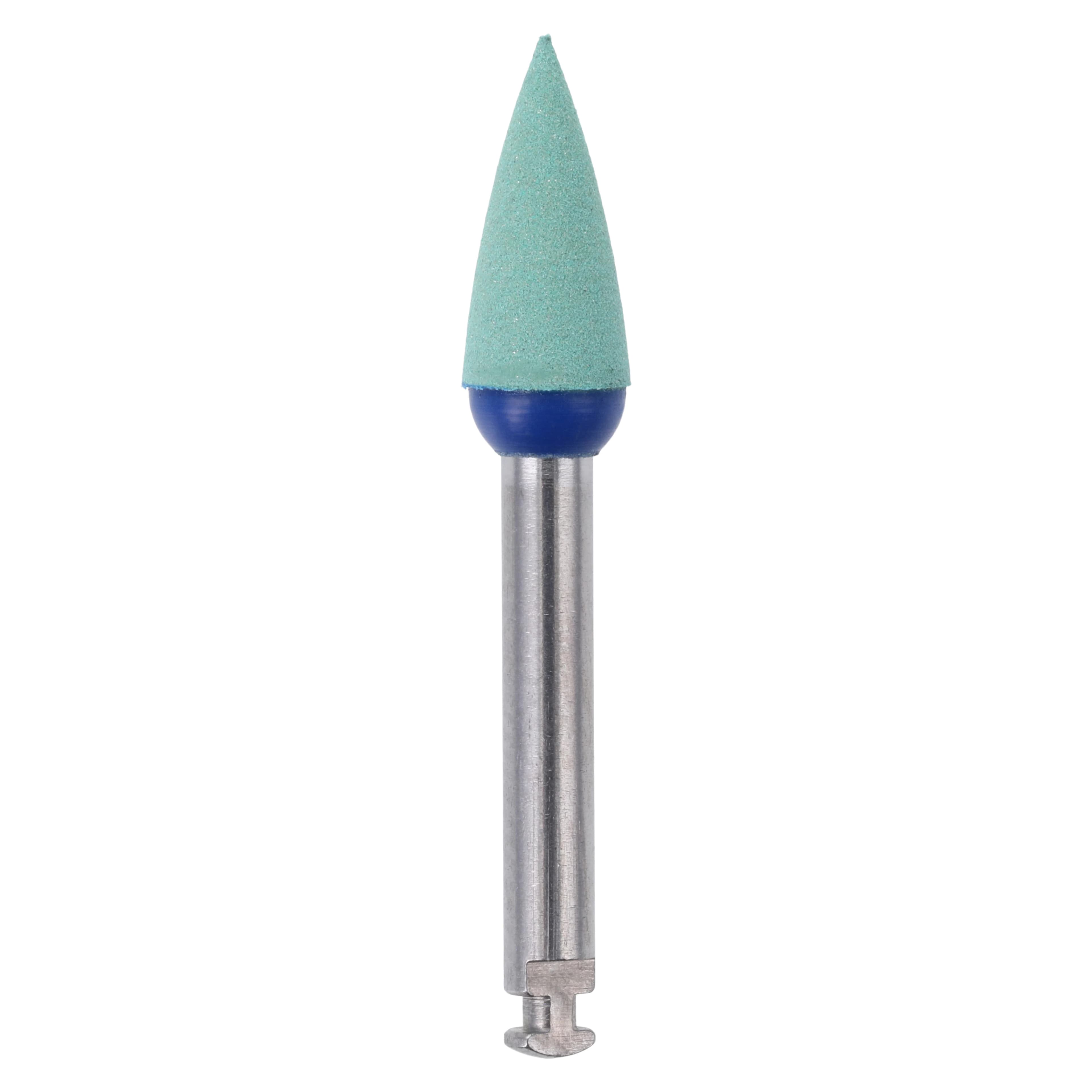 Jazz ZA2S Zirconia-Alumina 2-Step Universal Polishing System, Medium Grit, RA (Right Angle) Shank, Flame Shape, 3/Pkg, 89112 thumbnail 3