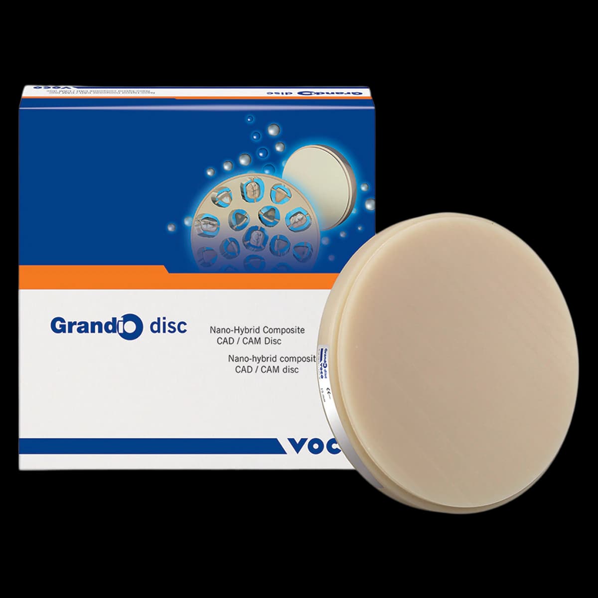 Grandio Disc LT Shade BL, Nano-Ceramic Hybrid, 15mm, 98.4mm Diameter, 1/Pkg - Grandio Disc LT Shade BL - Image 1