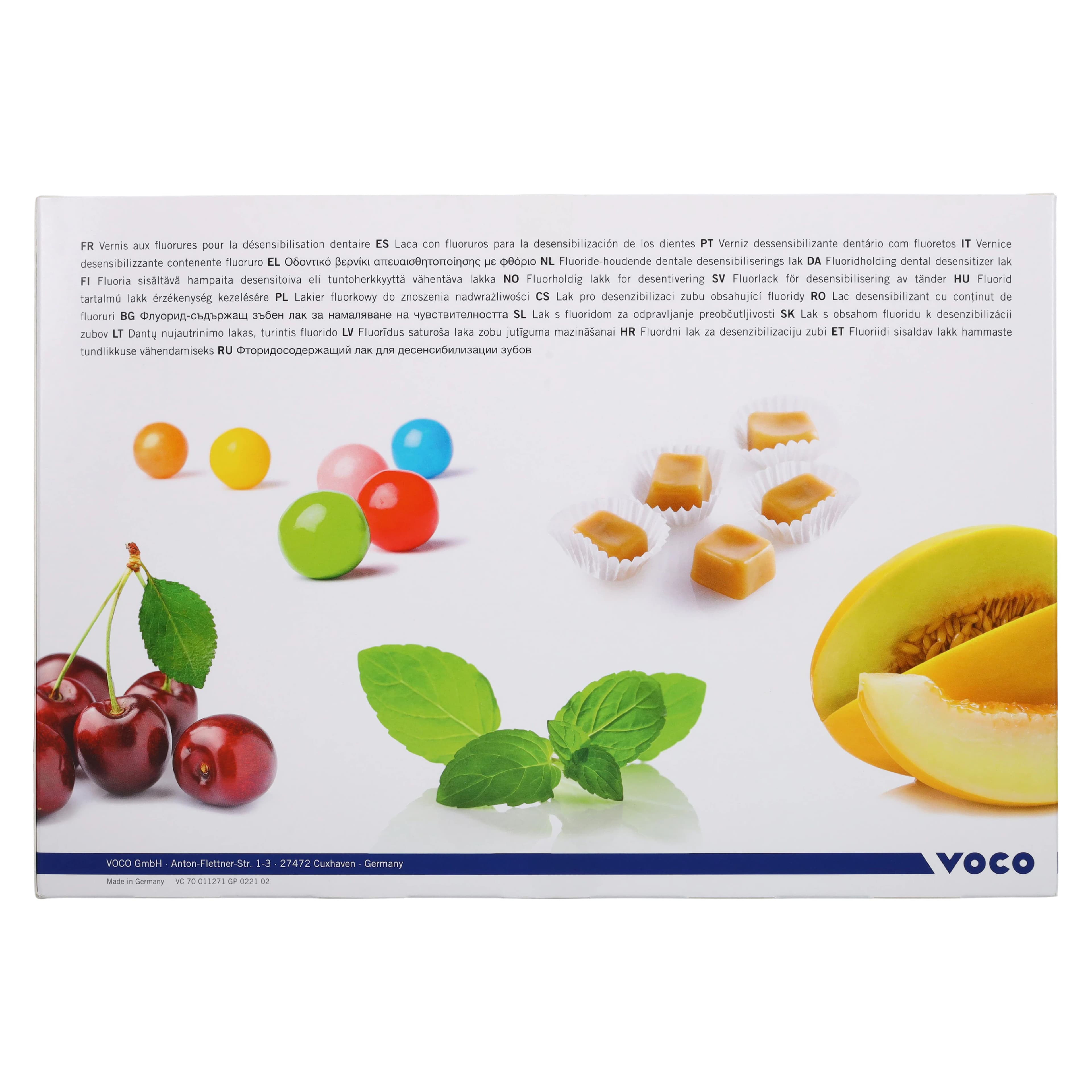 VOCO Profluorid 5% Sodium Fluoride Varnish, Single Dose, 0.4 mL, Cola-Lime, 200/Pk thumbnail 5