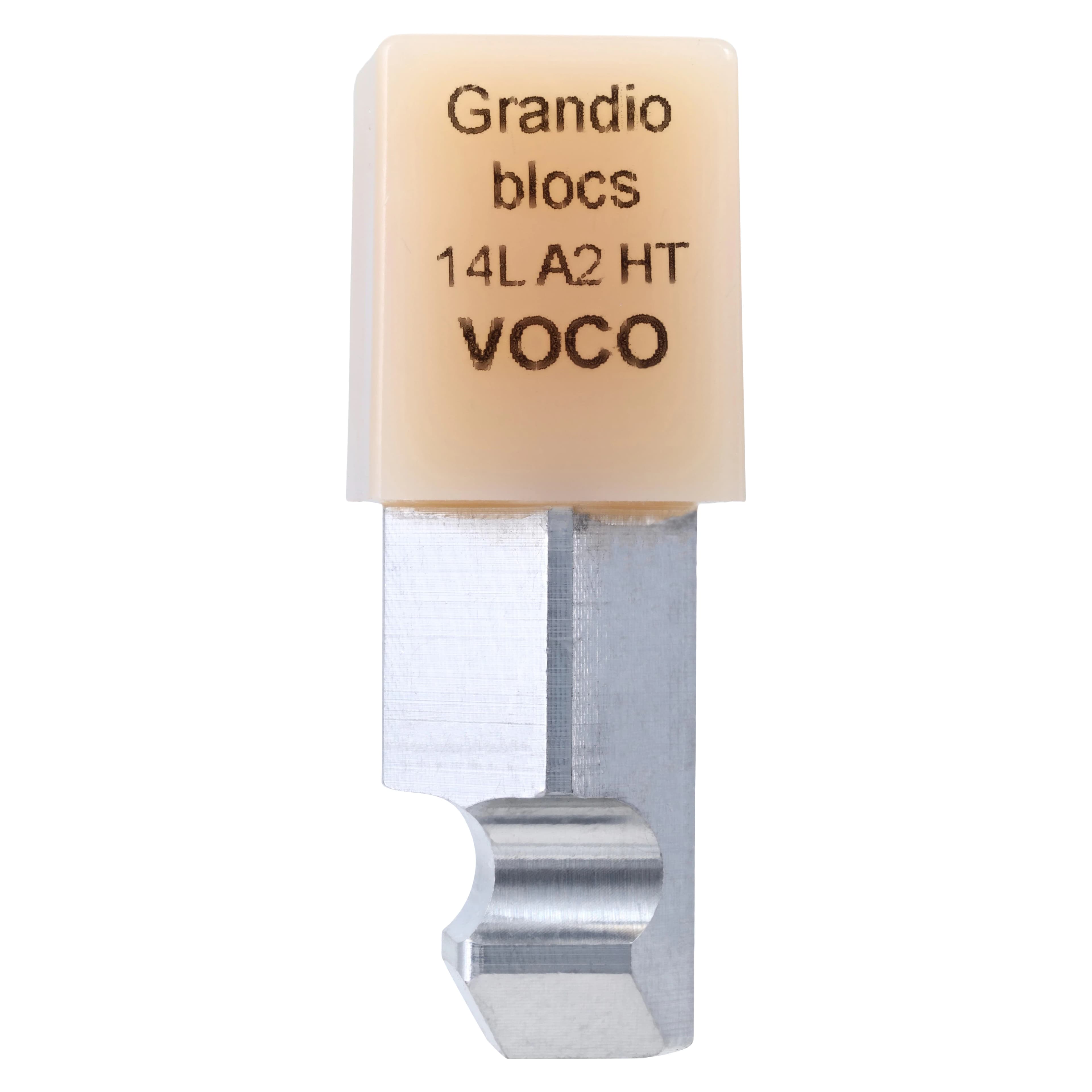 Grandio Blocs PlanMill Nano-Ceramic Hybrid CAD/CAM Block, HT (High Translucency), Size 14L, Shade A2, Pack of 5 - Grandio Blocs Planmill #14L A2 HT Pack of 5 - Image 1