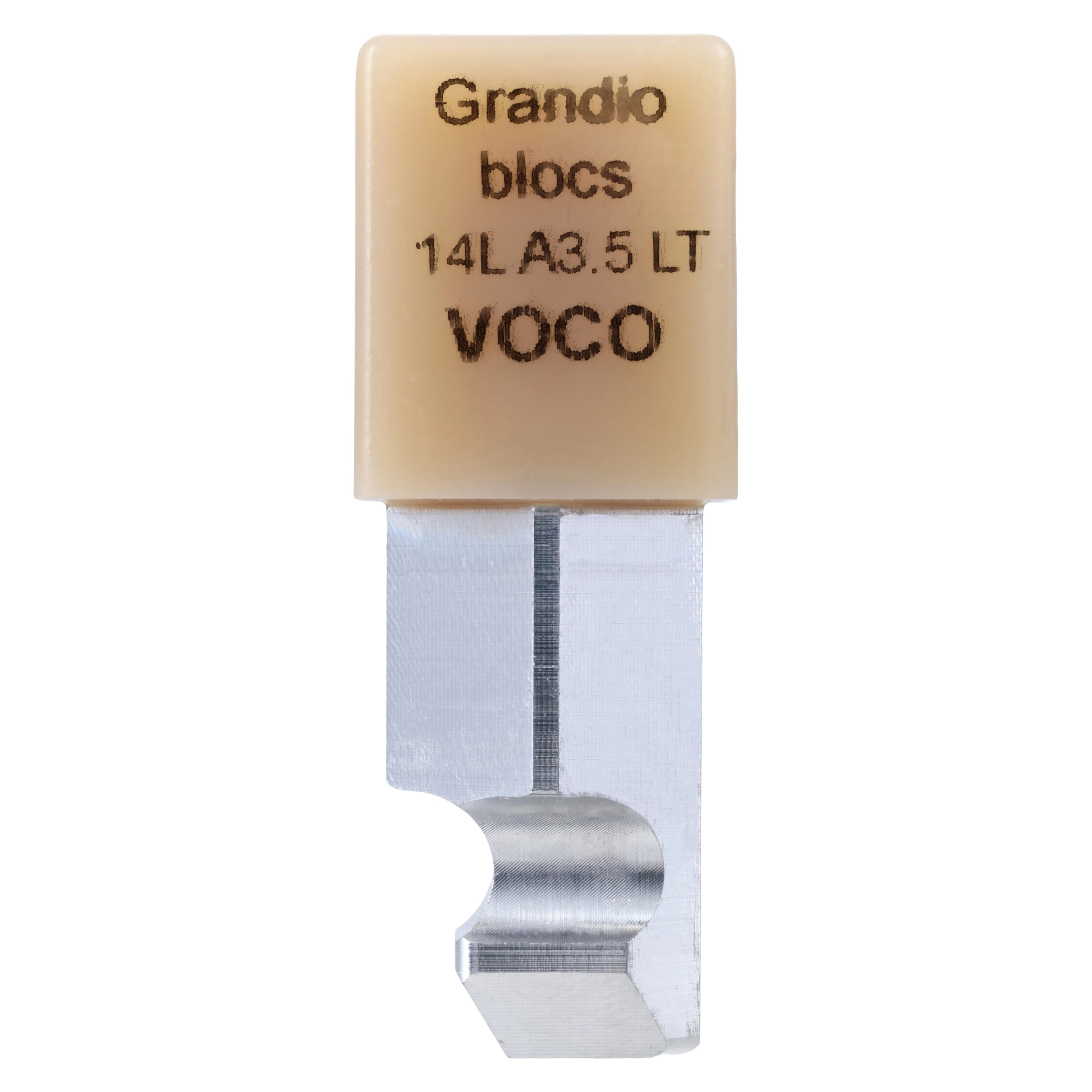 Grandio Blocs PlanMill Nano-Ceramic Hybrid CAD/CAM Block, LT (Low Translucency), Size 14L, Shade A3.5, 5/Pkg - Grandio Blocs Planmill #14L A3.5 LT Pack of 5 - Image 1