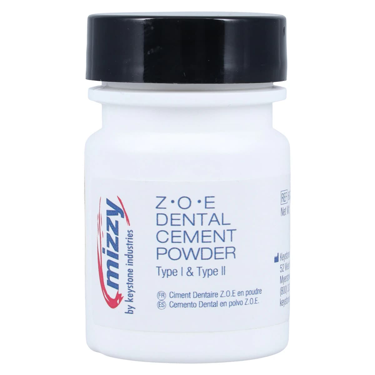 Keystone Mizzy ZOE Cement Kit #4, Powder & Liquid, 21g Powder / 7.5mL Liquid, 1/Pkg, 6070520 thumbnail 3