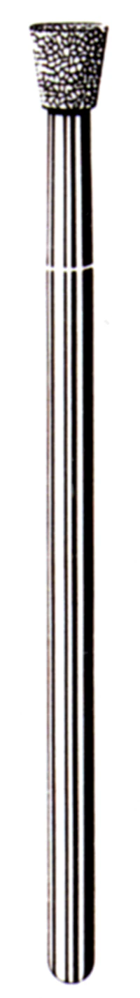 SS White Express Line Lab Diamond Bur, Inverted Cone, Medium, HP, 44.5mm, 5/Pack, #805/040 - #805/040 Medium Express Line Lab Diamond Bur Inverted Cone HP Pack of 5 - Image 1