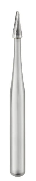 SS White Fissurotomy Carbide Bur, FG, Micro, Shallow Tapered Fissure (STF), 0.7 mm Head Diameter, 10/Pk, #18013 - Fissurotomy Carbide Bur, FG, Micro, Shallow Tapered Fissure, 0.7 mm, 10/Pk, 18013 - Image 1