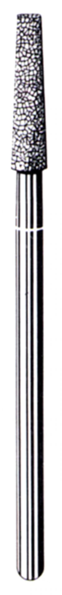 SS White Express Line Lab Diamond Bur, Cone Flat End, Medium Grit, HP, 848-030, Pack of 5 - #84#8/030 Medium Express Line Lab Diamond Bur Cone Flat End HP Pack of 5 - Image 1