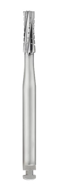 SS White RA #559 Carbide Bur, Straight Fissure, Flat End Crosscut, 1.4 mm Diameter, 4.5 mm Head Length, Right-Angle Latch, 10/Pkg - Standard Operatory Carbide Burs – RA, Straight Fissure, 10/Pkg - Flat End Crosscut, # 559, 1.4 mm Diameter, 4.5 mm Length - Image 1