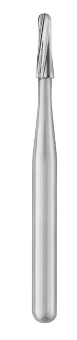 SS White FG #1171 Tapered Fissure Round End Carbide Bur, Friction Grip, 1.2 mm Diameter, 3.8 mm Length, 100/Bx - 1171 FG Carbide Pack of 100 - Image 1