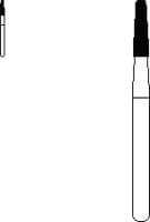 SS White #271 Carbide Bur, FG, Amalgam Prep, 1.4 mm Diameter, 5.0 mm Length, 10/Pk, 15056 - Standard Operative Carbide Burs, FG, Amalgam Prep, # 271, 10/Pk - Image 1