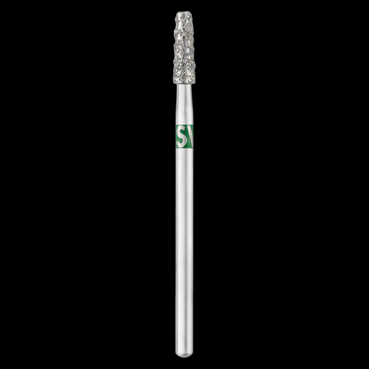 SS White Express Line Lab Diamond Bur, Cone Flat End, Medium Grit, HP, 845-020, Pack of 5 - #845/020 Medium Express Line Lab Diamond Bur Cone Flat End HP Pack of 5 - Image 1