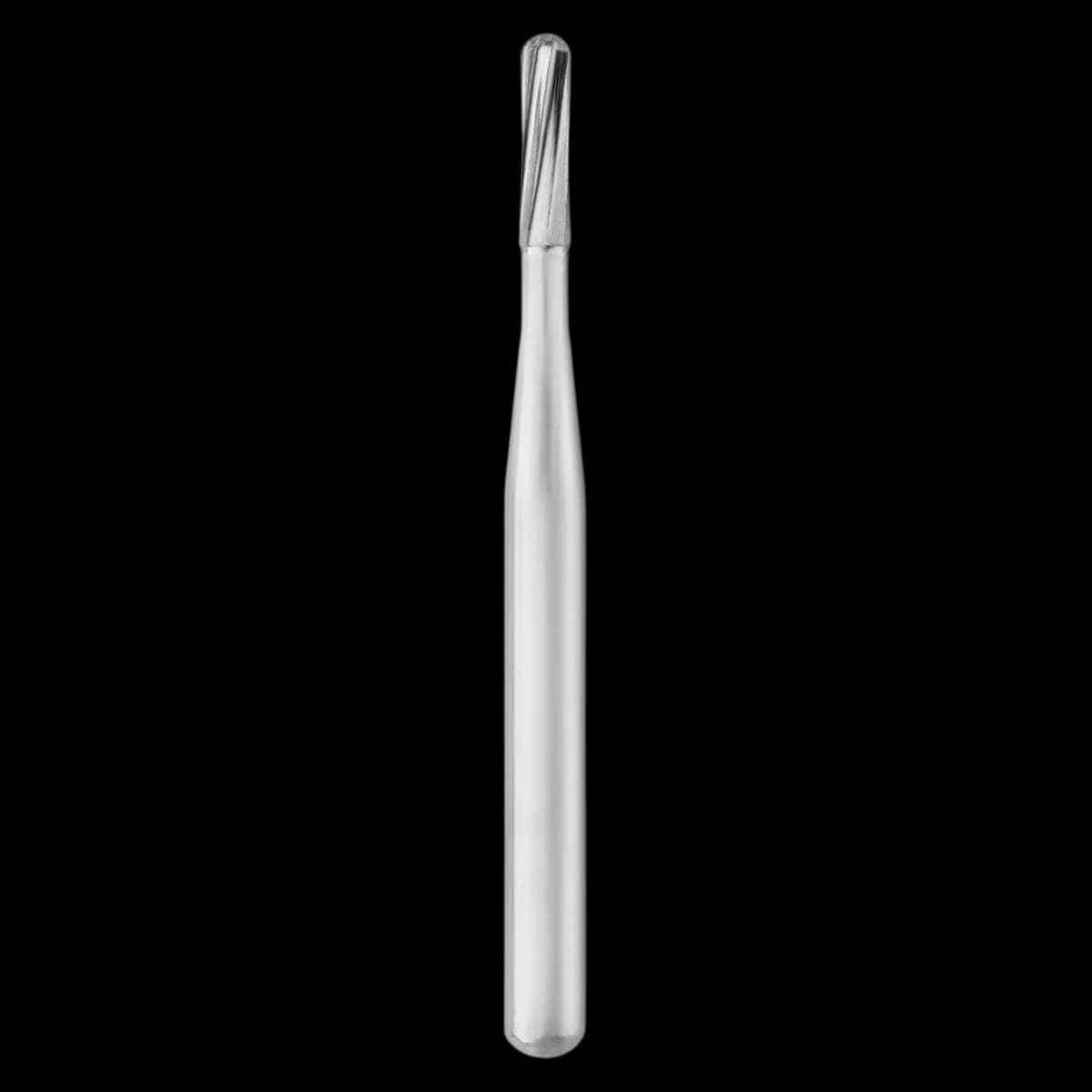 SS White FG #1157S Carbide Bur, Straight Fissure Round End, Plain, Friction Grip Short Shank, 1.0 mm Diameter, 3.8 mm Head Length, 100/Pkg - Standard Operatory Carbide Burs – FGSS - Straight Fissure Round End, # 1557, 1.0 mm Diameter, 3.8 mm Length, 100/Pkg - Image 1