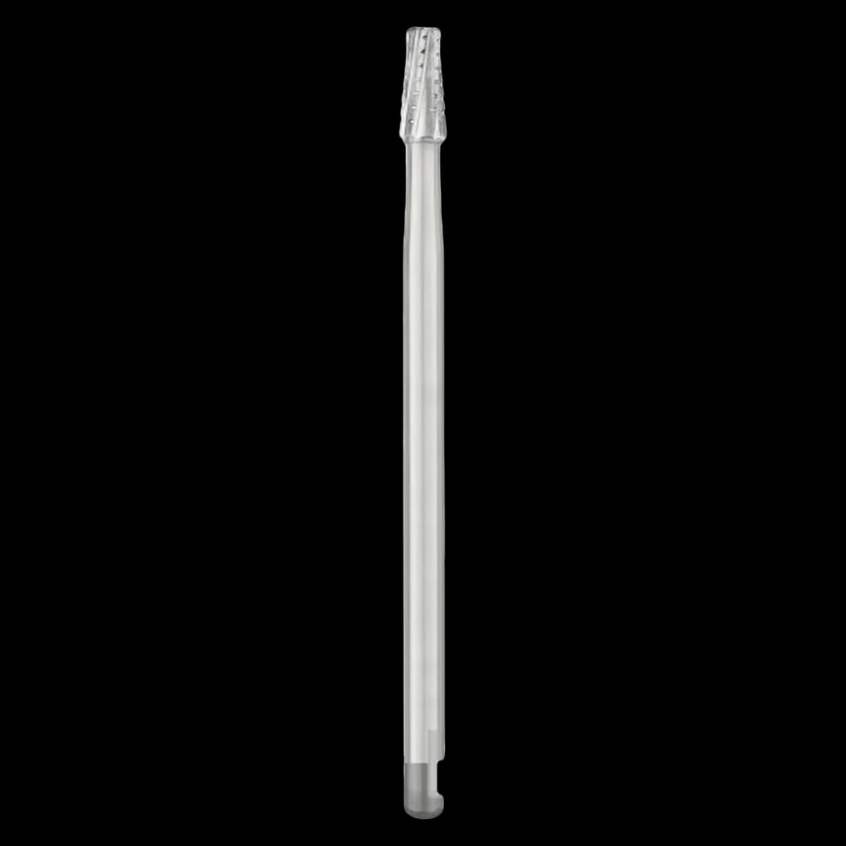 SS White #703L Oral Surgery Carbide Bur, Cross Cut Fissure, J-Notch, Shank #6 (HP), 2.1 mm Diameter, 44.5 mm Length, Sterile, 10/Pk, 30006 - Burs Oral Surgery Shank 6 #703L 10/Pk - Image 1