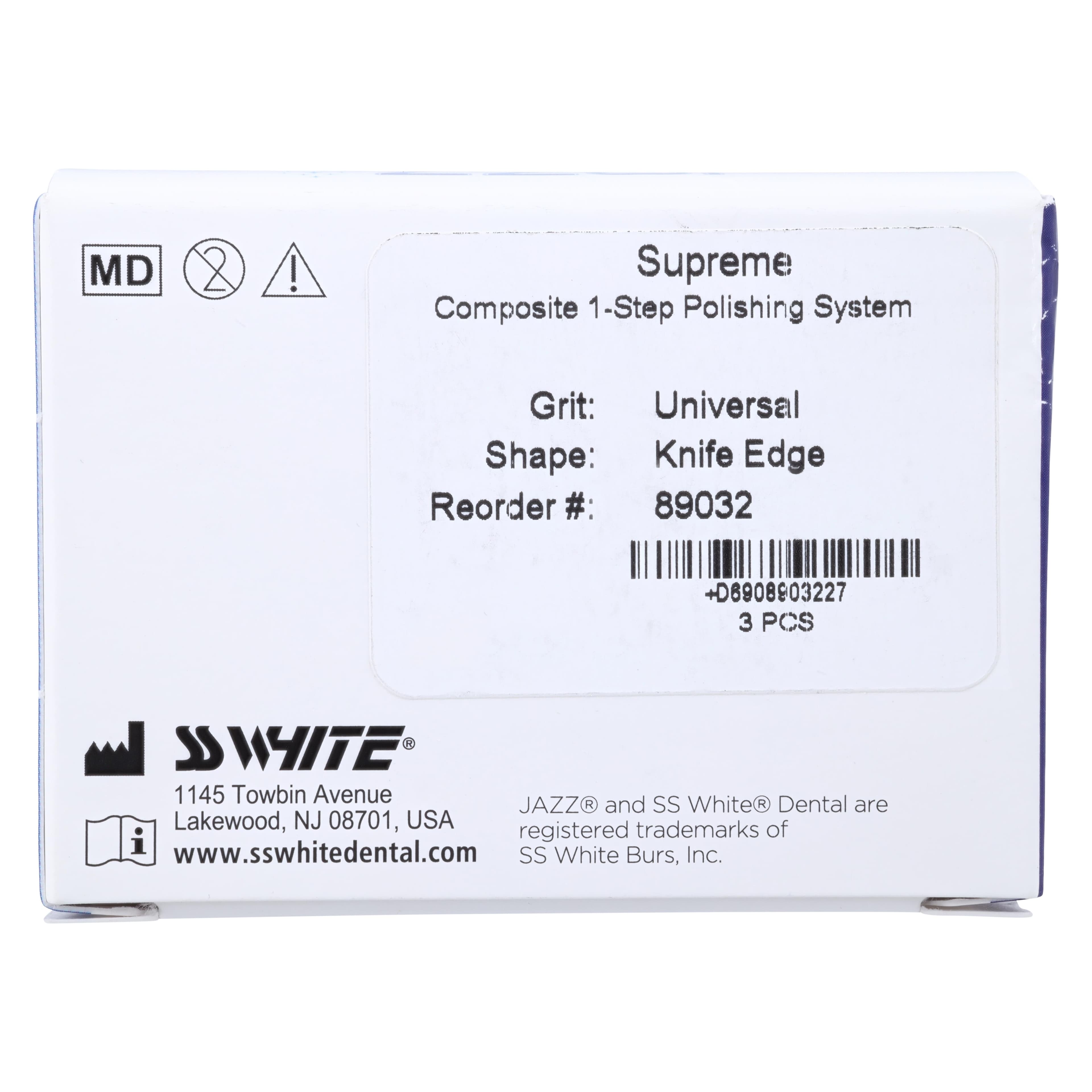 Jazz Supreme Composite 1-Step Universal Polisher, Knife Edge, RA Latch-Type, 3/Pkg, 89032 thumbnail 4