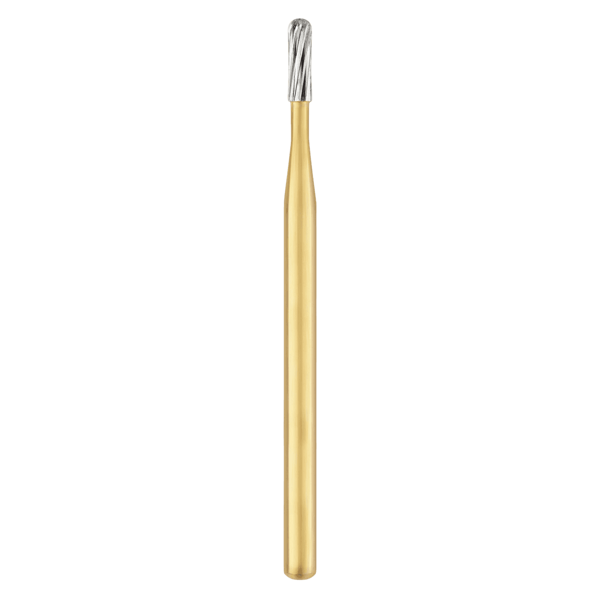 Express Line® Lab Metal Finishing Carbide Bur, FG Standard, Round End Cylinder, #EL-5, 1.2 mm Diameter, 3.8 mm Length, 10/Pkg - Express Line® Lab Metal Finishing Burs – FG Standard, 10/Pkg - Round End Cylinder, # EL-5, 1.2 Diameter, 3.8 mm Length - Image 1