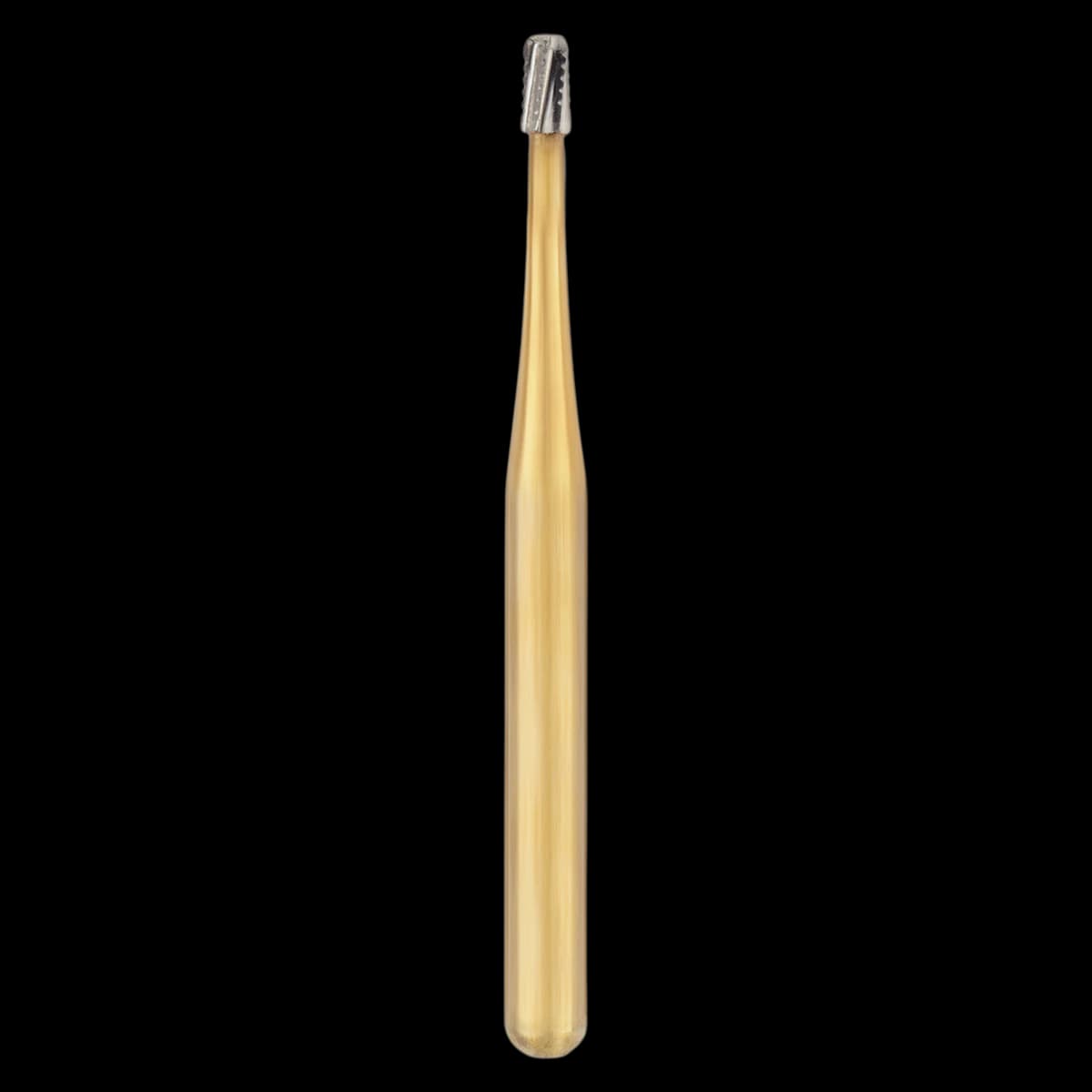 Great White Gold Series Carbide Bur, FG, Pear, #GW1 (331), 1 mm Diameter, 100/Pk, 13093 - Great White Gold Series Carbide Burs, FG, Pear, # 1, 100/Pk, 13093 - Image 1