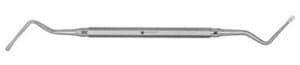 J&J Instruments #86 Lucas Bone Curette, Double End, Stainless Steel, 02-286 thumbnail 3