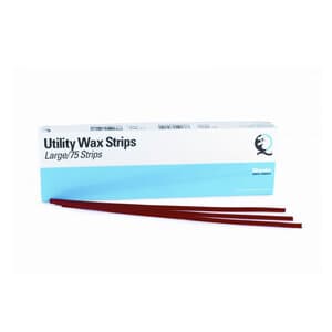 Quala Utility Wax Strips, Large, White, 75/Box - White Large Utility Wax Strips (75) - Image 1