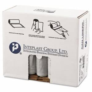 Quala Chair Bag Covers, Clear, 30 Gallon (30" x 36"), Box of 250 (10 Rolls of 25) - CHAIR BAG COVERS CLEAR CS250 10/25RL 30x36 - Image 1