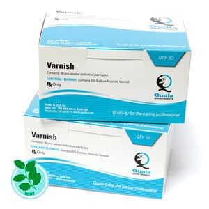 Quala 5% Sodium Fluoride Varnish, Mint, Unit Dose 0.5 mL, Box of 50 - QUALA VARNISH MINT BX/50 UNIT DOSE 0.5ML - Image 1