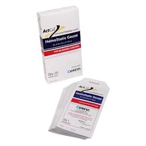 ActCel Hemostatic Gauze Dressing, 2" x 4", Box of 20 thumbnail 6