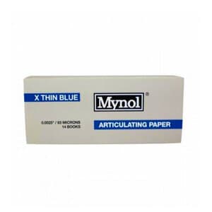 Mynol X-Thin Blue Articulating Paper, 63 Microns, Box of 14 Books thumbnail 2