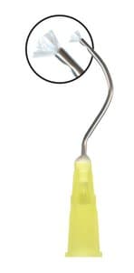 Advance Hemostatic Delivery Brush Tips, 19 Gauge, Yellow, Pack of 100 - ADVANCE HEMOSTATIC BRUSH TIPS 19GA YELLOW PK100 - Image 1