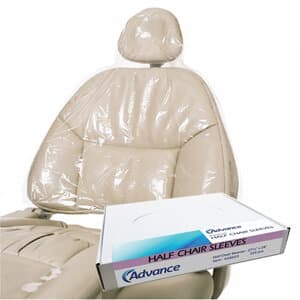 Advance™ Half Chair Covers, 27.5" x 24", Box of 225 - ADVANCE 27.5x24 HALF CHAIR COVER BOX 225 - Image 1