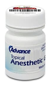 Advance Topical Anesthetic Gel, Cherry Flavor, 1 oz Jar - ADVANCE CHERRY TOPICAL GEL 1OZ JAR - Image 1