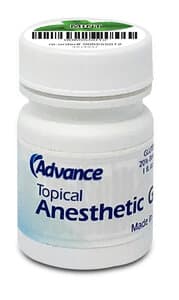 Advance Topical Anesthetic Gel, Mint, 1 oz Jar - ADVANCE MINT TOPICAL GEL JAR 1OZ. - Image 1