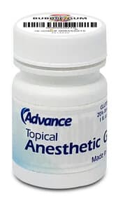 Advance Topical Anesthetic Gel, Bubble Gum Flavor, 1 oz Jar - ADVANCE BUBBLE GUM TOPICAL GEL 1OZ JAR - Image 1